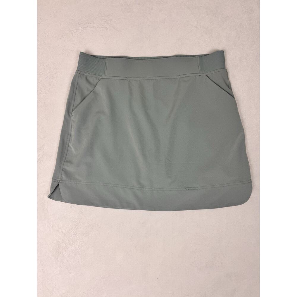 32 Degrees Cool Womens Athletic Skort Sage Green Pockets Medium